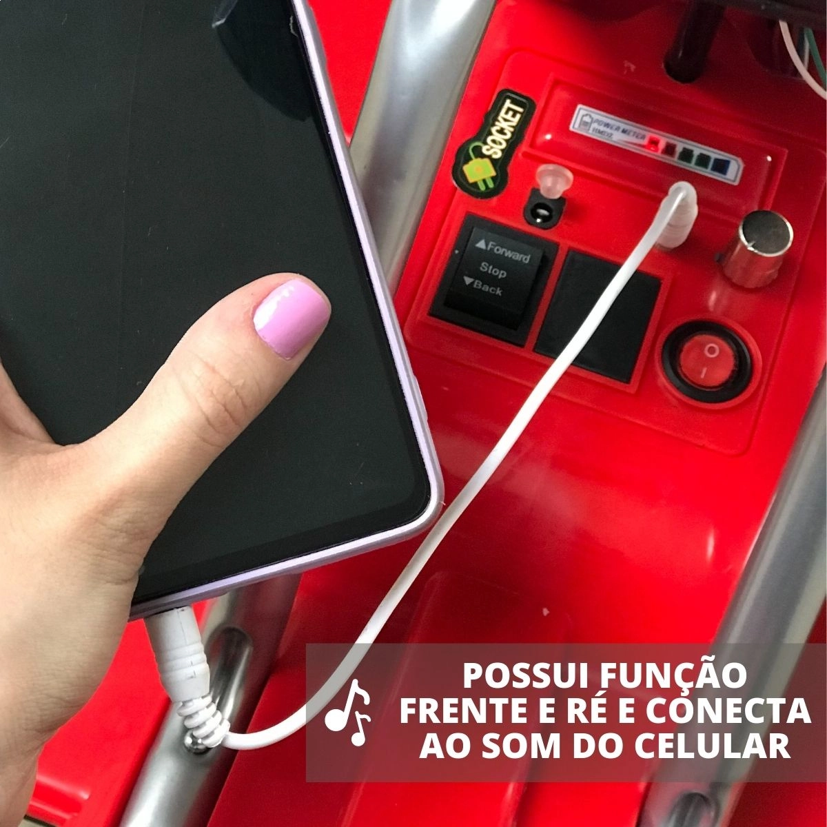 MINI KART ELETRICO INFANTIL 6V PRETO IMPORTWAY