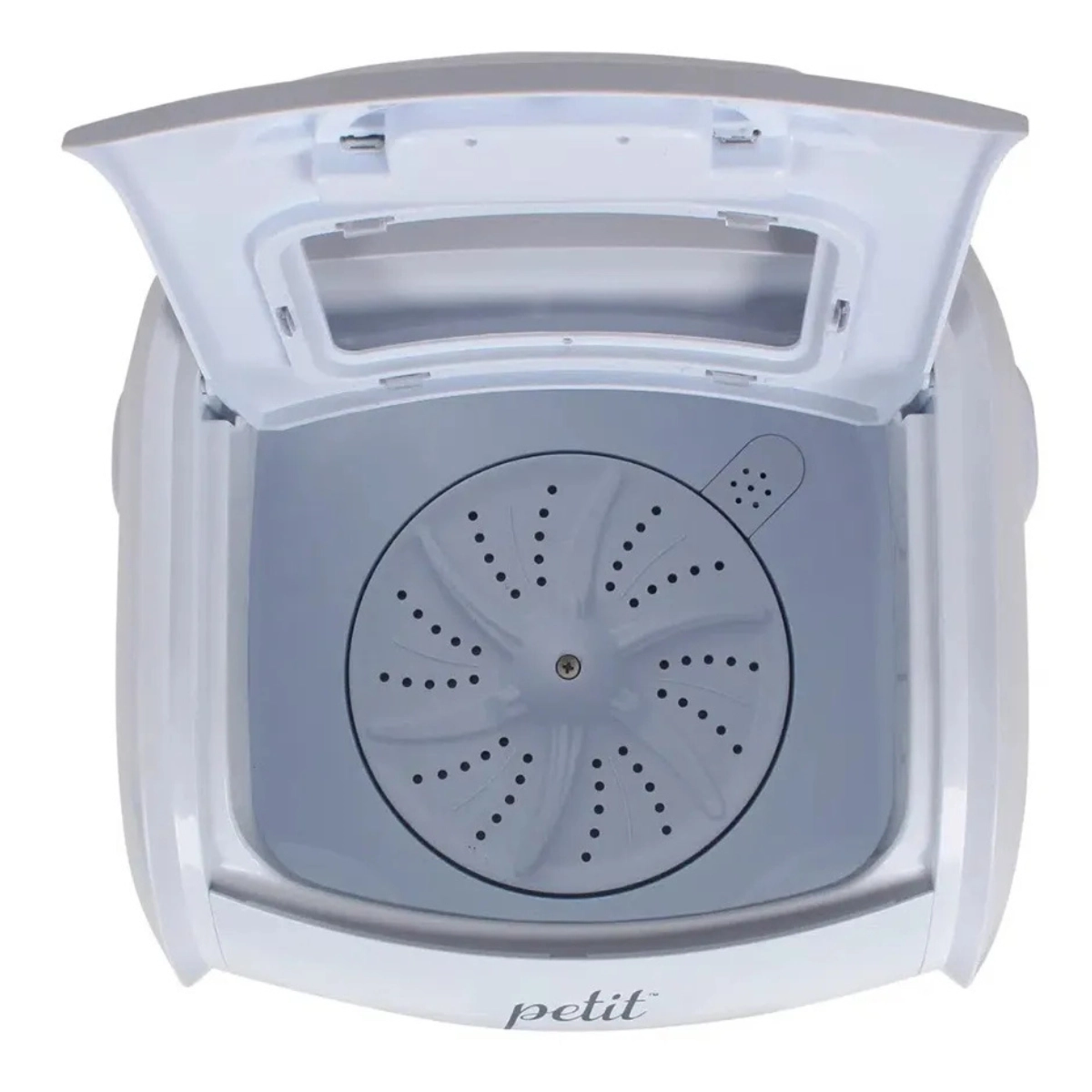 MINI LAVADORA DE ROUPA PORTÁTIL PETIT PRAXIS 1,2 KG PRATA 127V