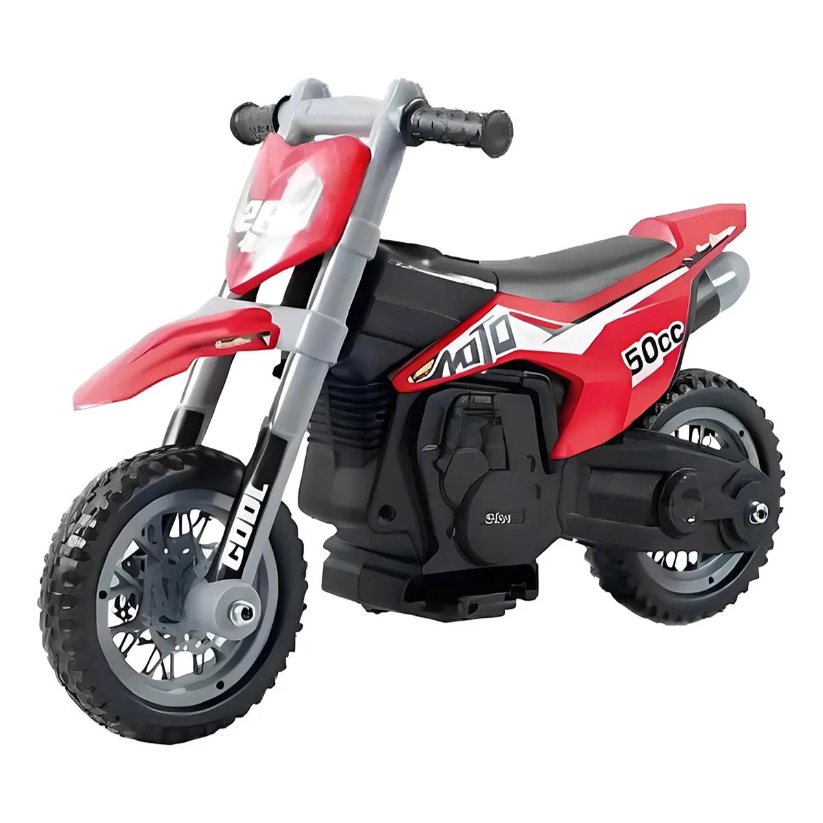 MINI MOTO CROSS INFANTIL ELÉTRICA 6V VERMELHA IMPORTWAY BW233VM