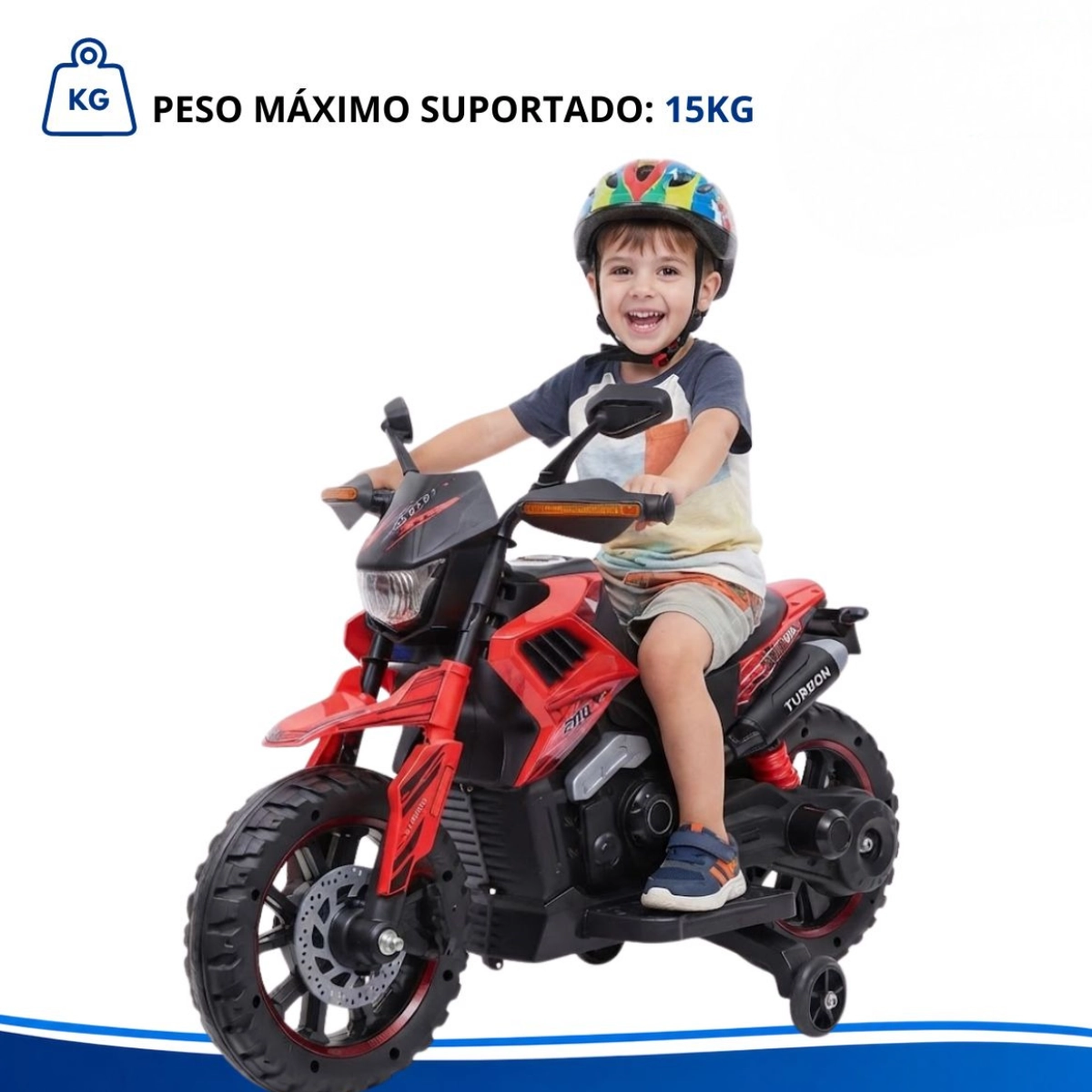 MINI MOTO ELÉTRICA ESPORTIVA INFANTIL 6V VERMELHA LUZ E SOM BW531VM MINI MOTO ELÉTRICA ESPORTIVA INFANTIL 6V VERMELHA LUZ E SOM BW531VM