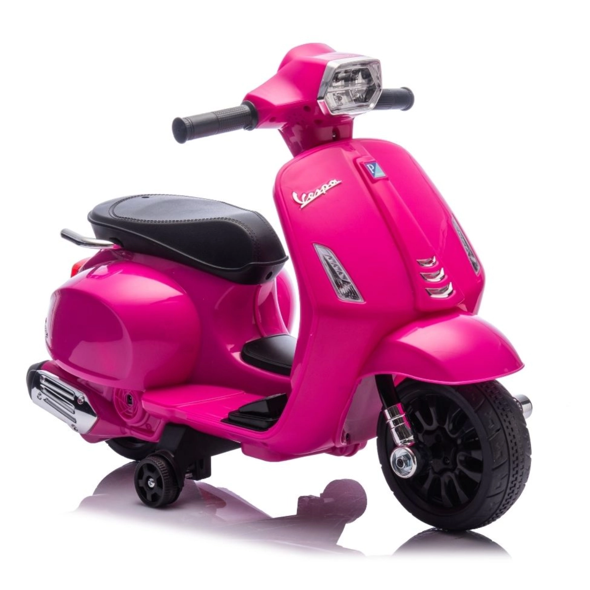 Mini Moto Eletrica 6v Licenciado Vespa Rosa
