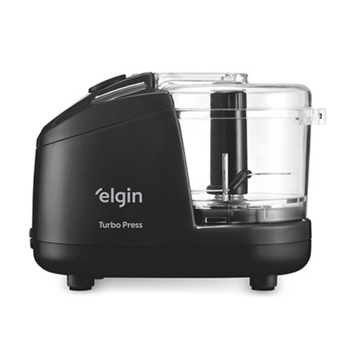 MINI PROCESSADOR ALIMENTOS ELGIN TURBO PRESS 150W 220V PRETO 