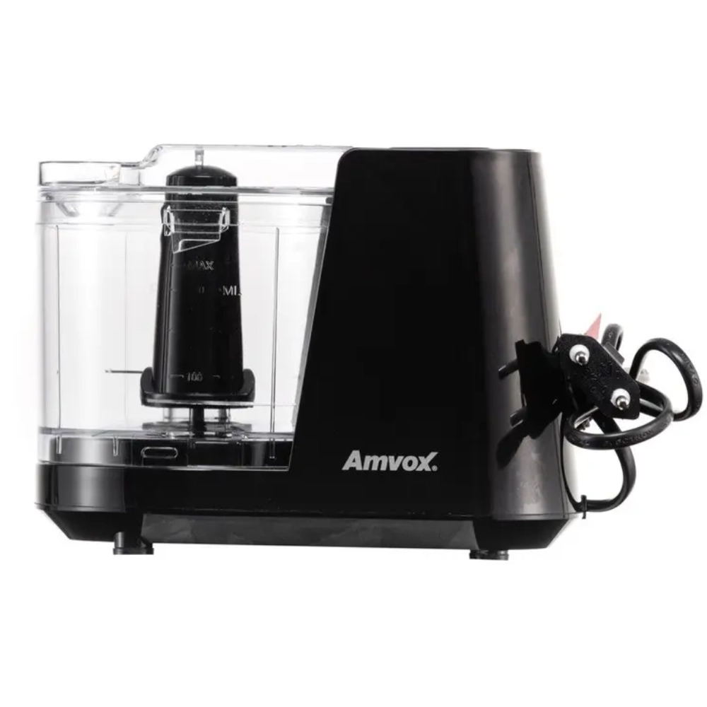Mini Processador de Alimentos Amvox 100w Preto - Apr1001 3 Funções