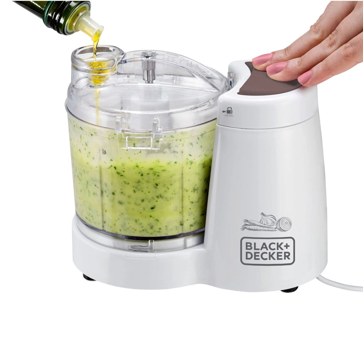 MINI PROCESSADOR DE ALIMENTOS MP120 COM FUNÇÃO PULSAR 120W 127V