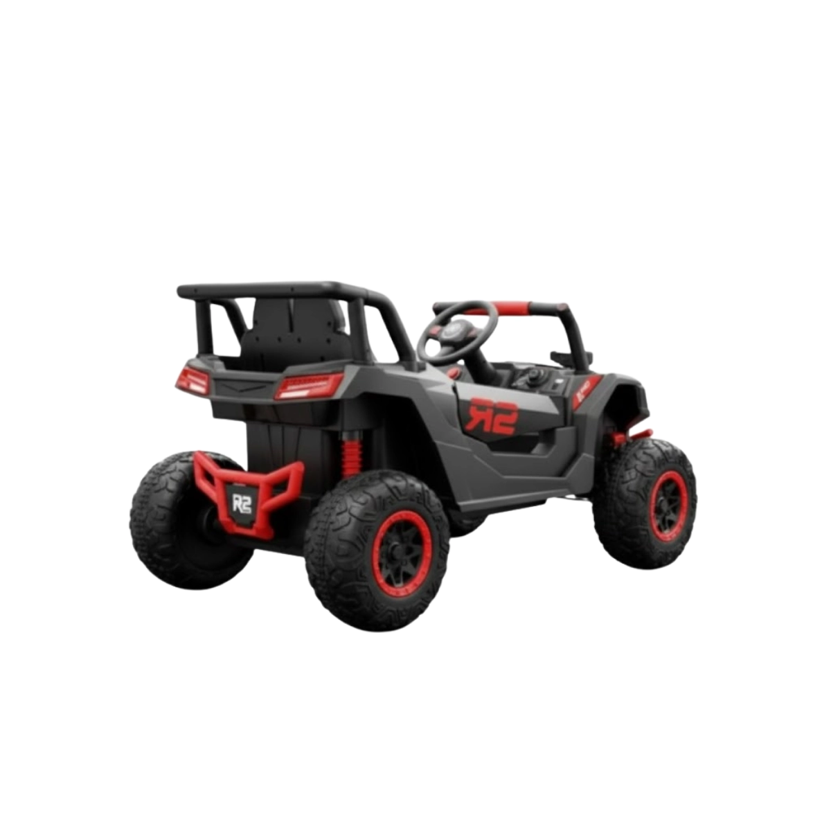 MINI QUADRICICLO ELETRICO 12V IMPORTWAY BW396VM PRETO E VERMELHO