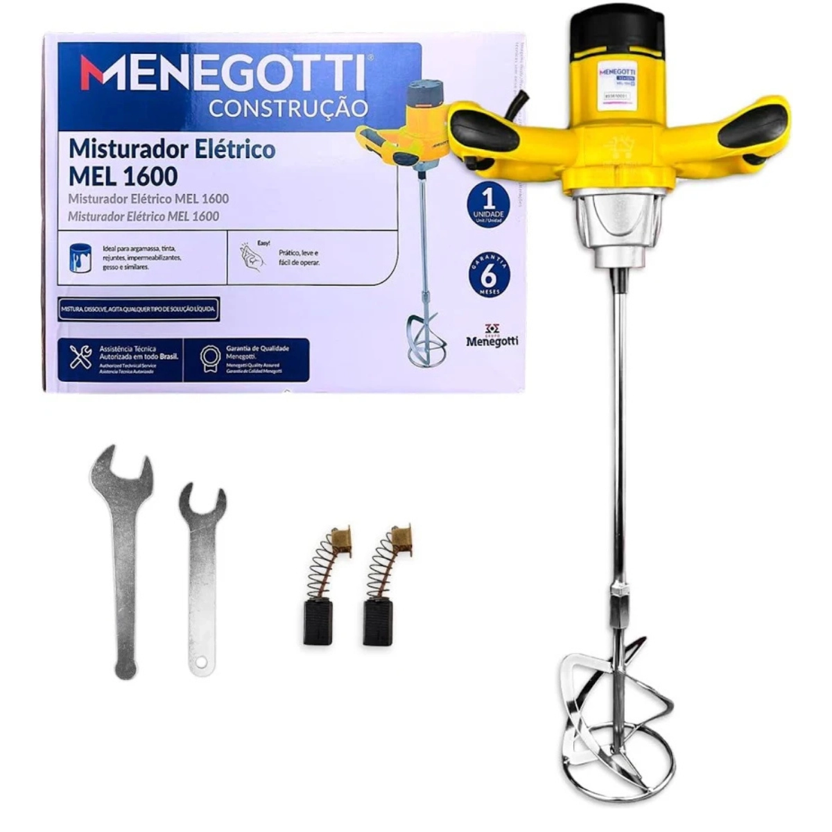 Misturador Eletrico Mel1600 com Motor Mono 220v 60hz 1600w Misturador Eletrico Mel1600 com Motor Mono 220v 60hz 1600w