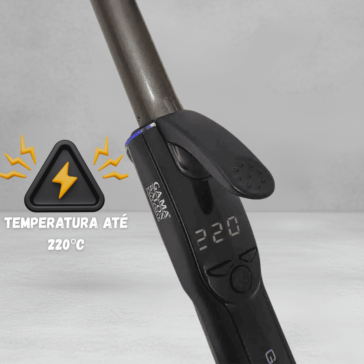 Modelador de Cachos Gama G-evo Iht 19mm 35w Preto Bivolt