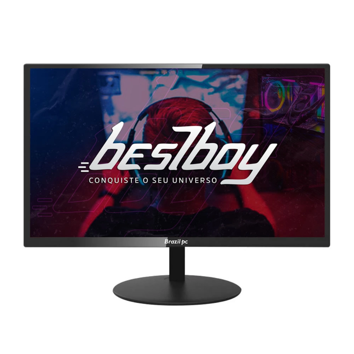 Monitor Brazilpc 19 Polegadas Led Widescreen 60hz Hdmi/vga Bpc-19we02-b Preto