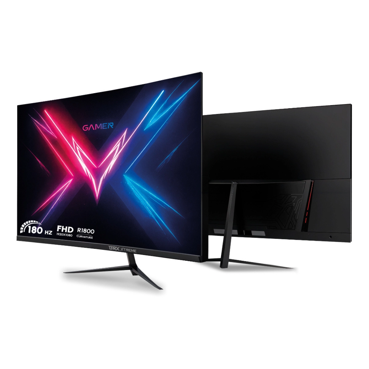 MONITOR GAMER LED BRX 24 FHD 1080P 185HZ CURVO HDMI/DP VA PRETO MONITOR GAMER LED BRX 24 FHD 1080P 185HZ CURVO HDMI/DP VA PRETO