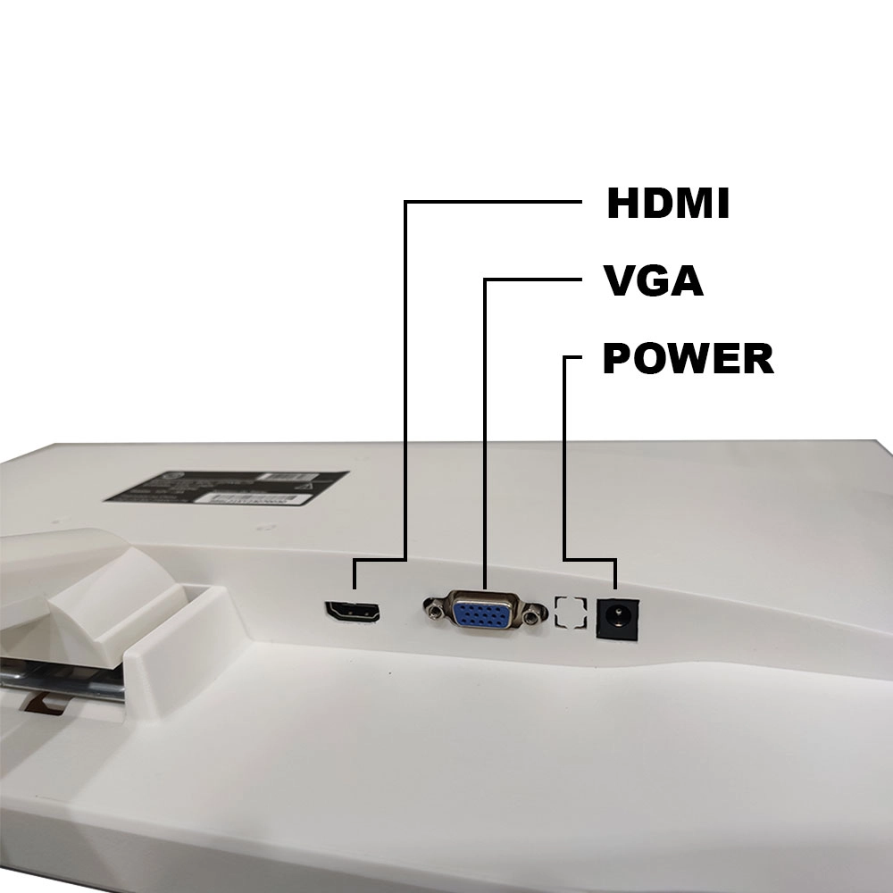 Monitor Led 21.5 Branco Brazilpc 75hz 5ms Full Hd Widscreen