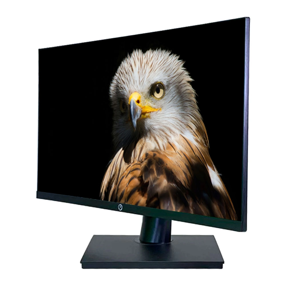 MONITOR LED 23.8" FHD BRAZILPC ERGONÔMICO ANTIRREFLEXO FRAMELESS 75HZ PRETO BPC24SADP