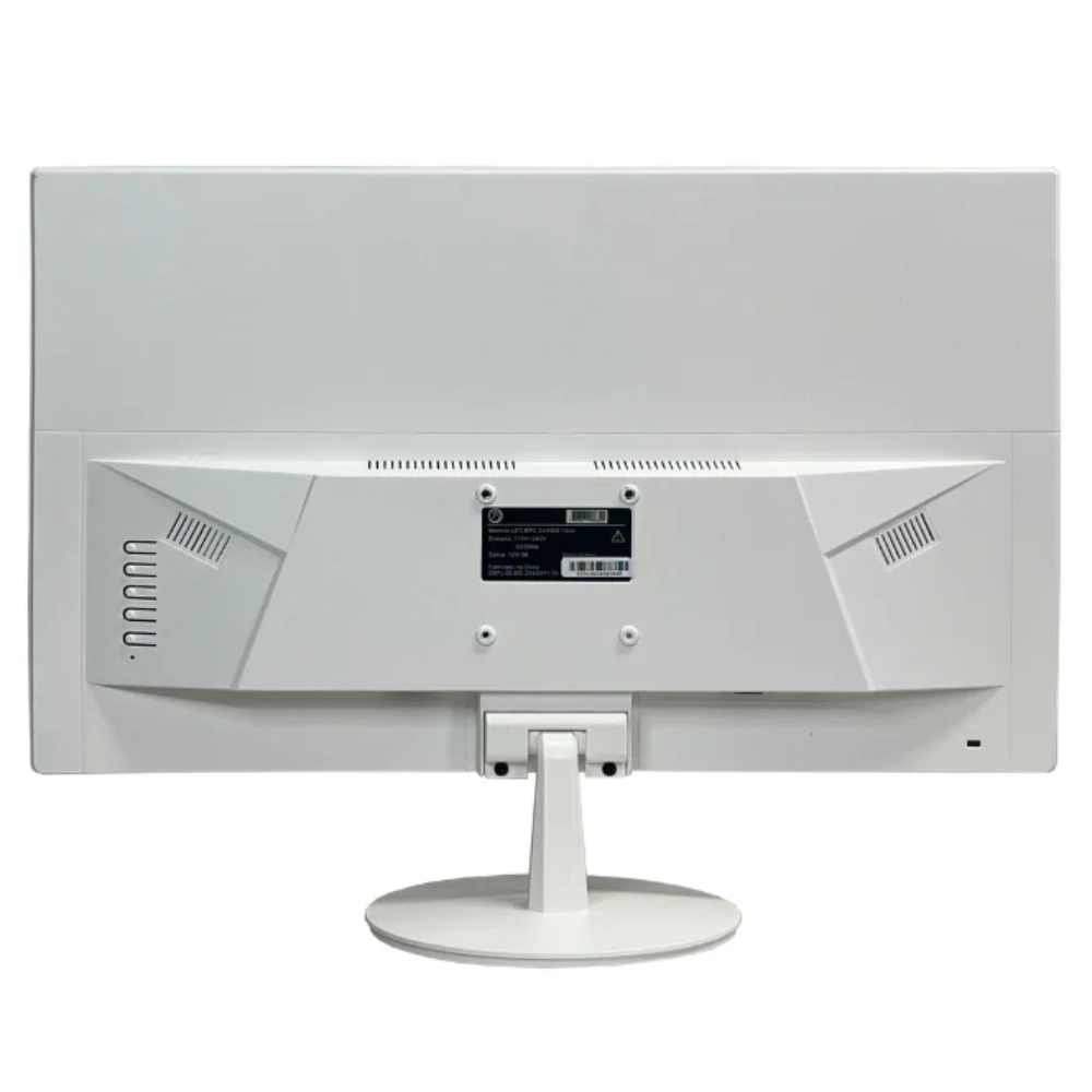 MONITOR LED 24" 75HZ BRAZIL PC FHD WIDESCREEN BRANCO