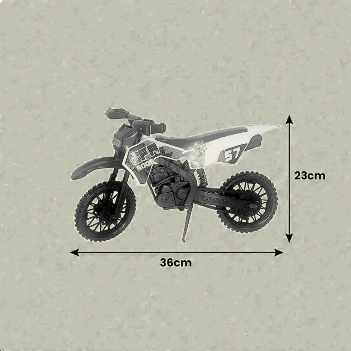 MOTO BRINQUEDO TRILHEIRO INFANTIL GRANDE 36CM CORES SORTIDAS MOTO BRINQUEDO TRILHEIRO INFANTIL GRANDE 36CM CORES SORTIDAS