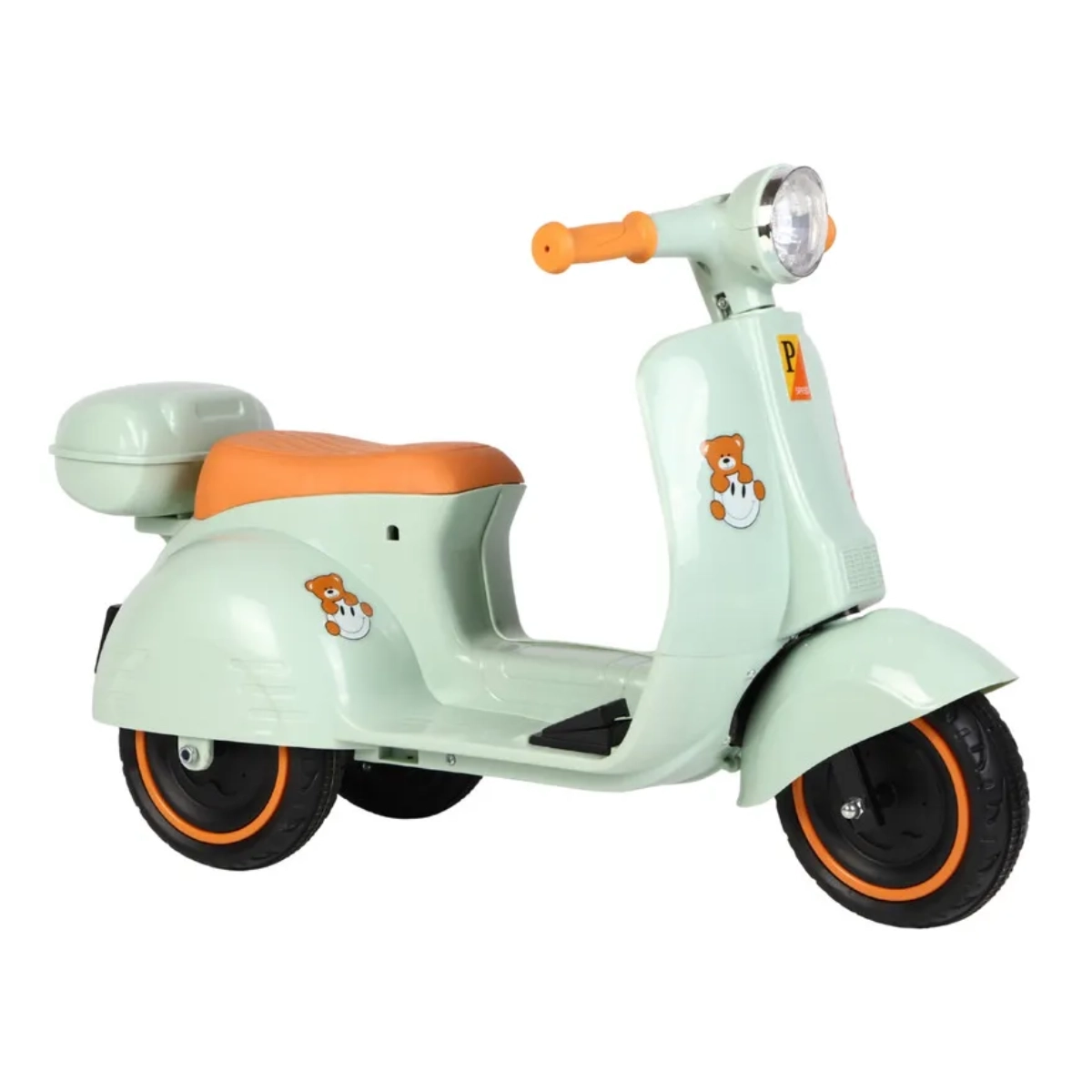 MOTO ELETRICA SCOOTER CUBI JOY INFANTIL 6V VERDE