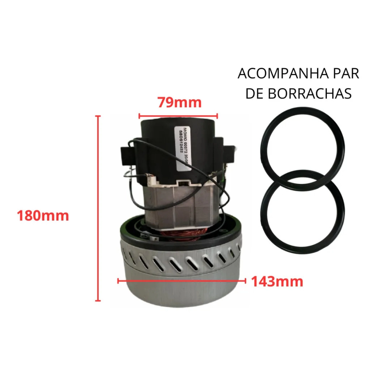 MOTOR PARA EXTRATORAS ASPIRADORES 220V KSB06484S IPC