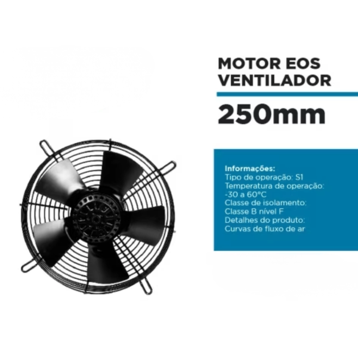 Motor Ventilador Vix Exaustor 250 Mm 220v Motor Ventilador Vix Exaustor 250 Mm 220v
