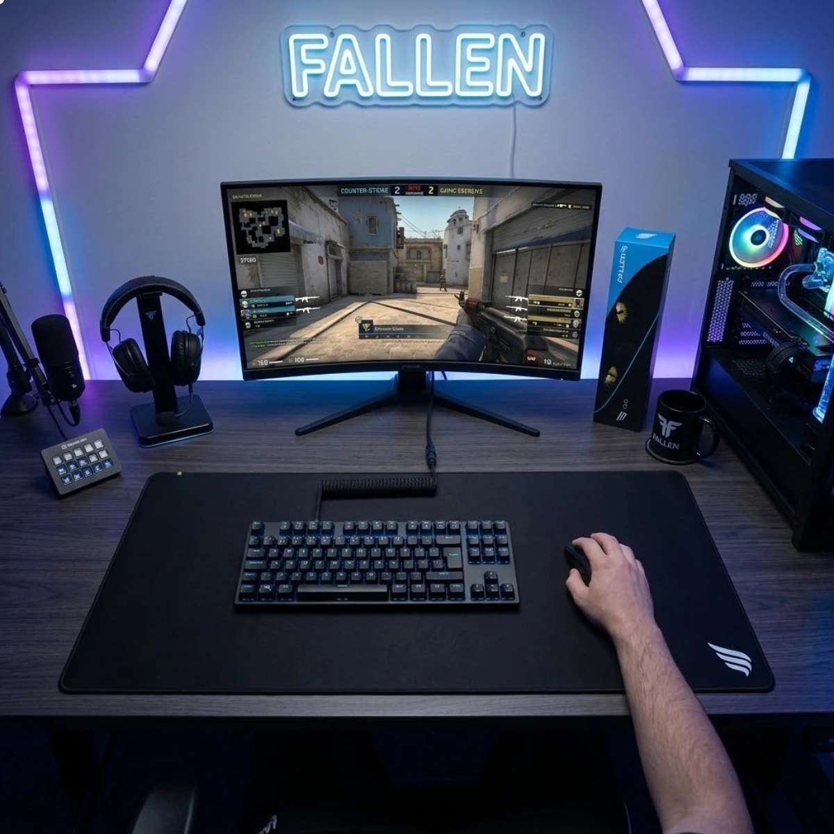 MOUSEPAD GAMER FALLEN PANTERA ECO SPEED++ ESTENDIDO 90X40CM MOUSEPAD GAMER FALLEN PANTERA ECO SPEED++ ESTENDIDO 90X40CM
