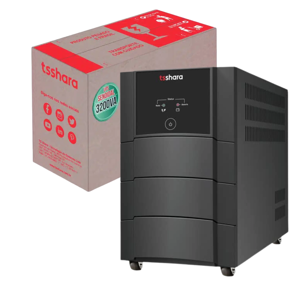 NOBREAK PROFISSIONAL 3200VA UNIVERSAL BIVOLT TS SHARA SENOIDAL PARA SERVIDOR NOBREAK PROFISSIONAL 3200VA UNIVERSAL BIVOLT TS SHARA SENOIDAL PARA SERVIDOR