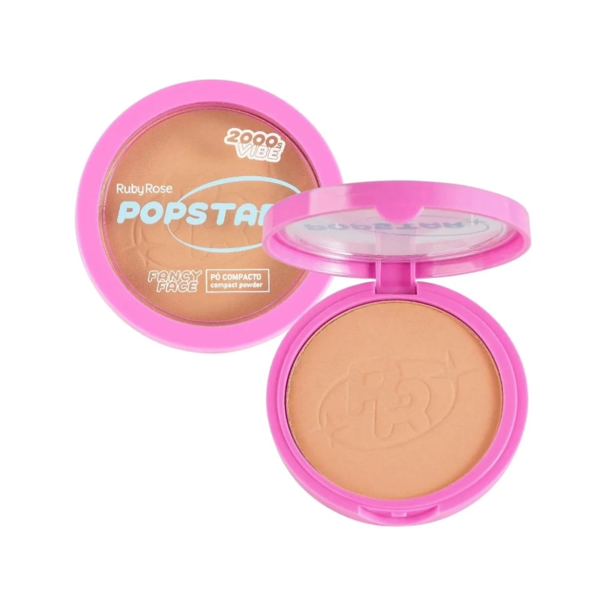 PÓ COMPACTO FACIAL FANCY FACE POPSTAR RUBY ROSE P40 PÓ COMPACTO FACIAL FANCY FACE POPSTAR RUBY ROSE P40