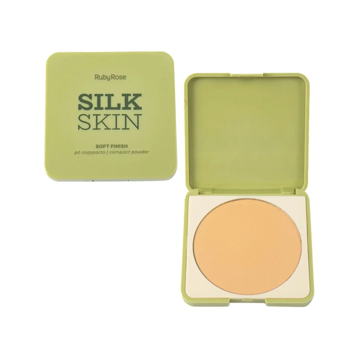 PÓ COMPACTO SILK SKIN SOFT FINISH SUNSHINE RUBY ROSE PÓ COMPACTO SILK SKIN SOFT FINISH SUNSHINE RUBY ROSE