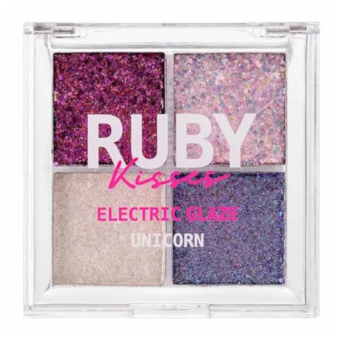 PALETA DE SOMBRAS EYESHADOW GLITTER UNICORN RUBY KISSES PALETA DE SOMBRAS EYESHADOW GLITTER UNICORN RUBY KISSES