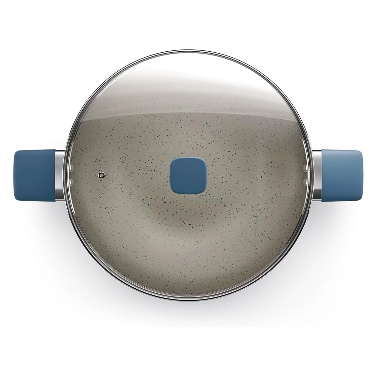 PANELA ANTIADERENTE COM ALÇAS WOK INTENSE 32CM EURO HOME AZUL 