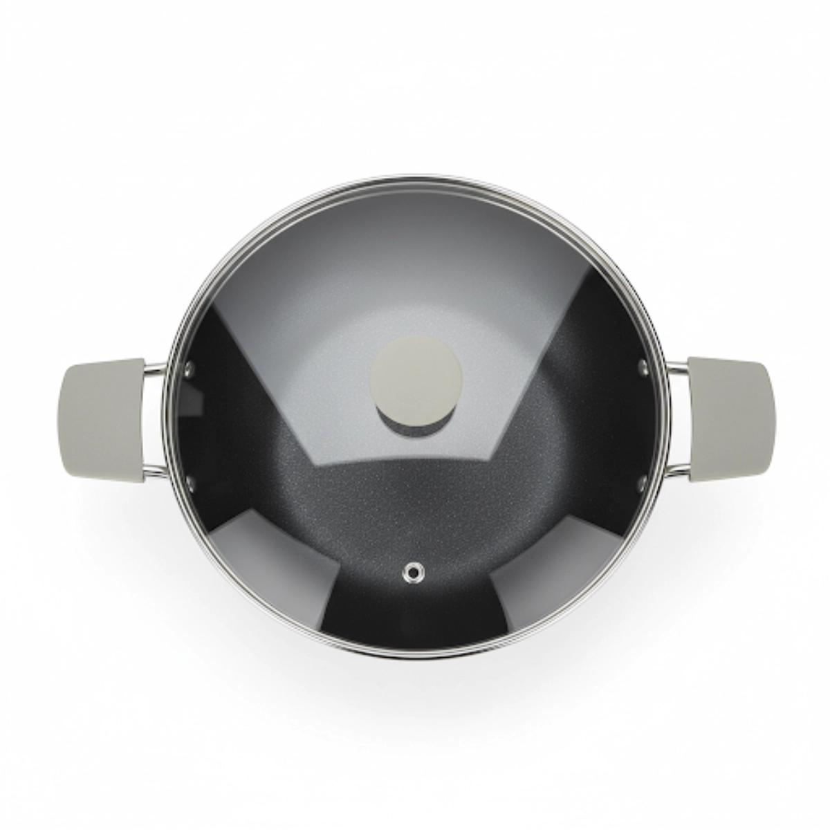 PANELA ANTIADERENTE COM ALÇAS WOK INTENSE 32CM EURO HOME FENDI 