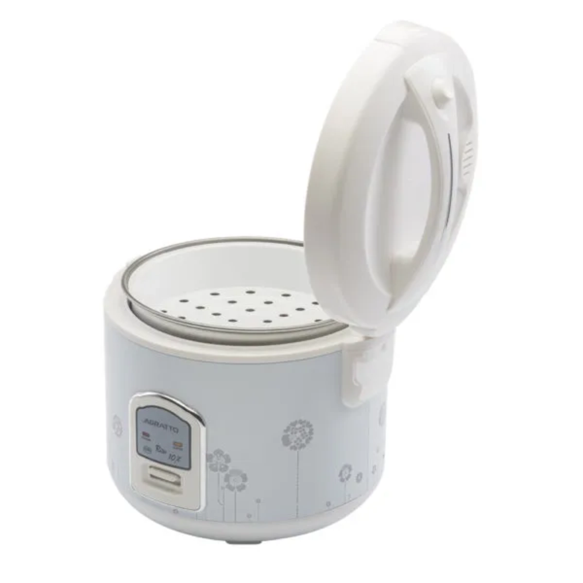 PANELA ELETRICA DE ARROZ 10 XICARAS 700W BRANCA RISO 127V AGRATTO