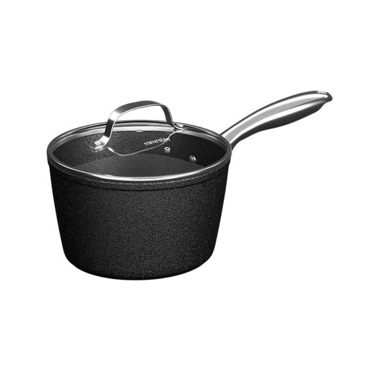PANELA INOX ANTIADERENTE BLACK ROCK 1,2L 20CM MIMO STYLE PANELA INOX ANTIADERENTE BLACK ROCK 1,2L 20CM MIMO STYLE