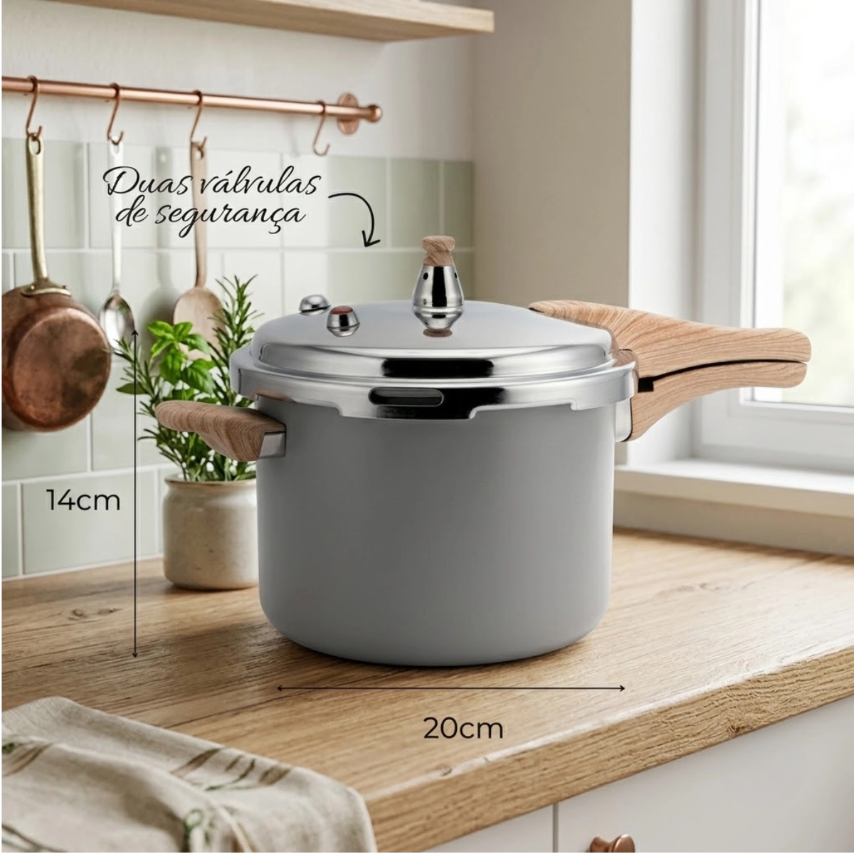 Panela Pressao Ecoglide 4,2l Granite Panela Pressao Ecoglide 4,2l Granite