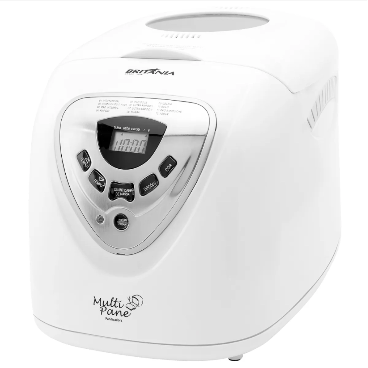 Panificadora Britânia Multipane Automática 220V Branca