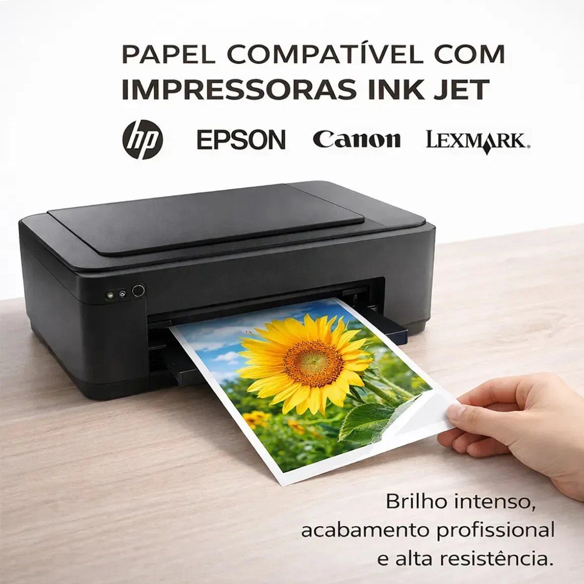 PAPEL FOTOGRAFICO GLOSSY MAXPRINT A4 180GSM 50 FOLHAS