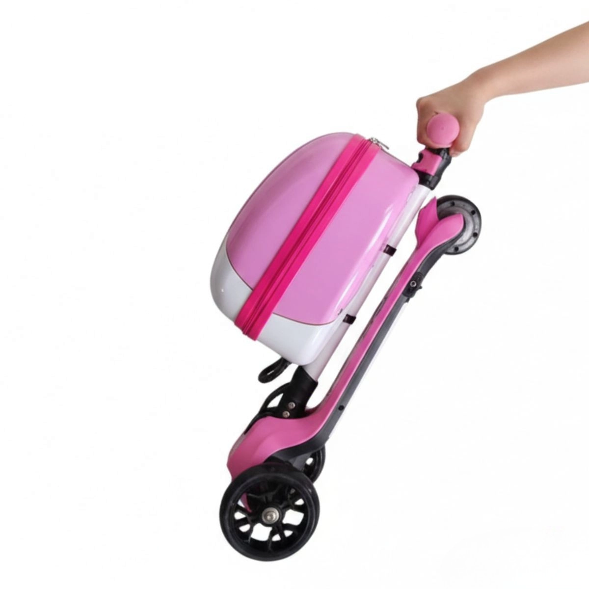 PATINETE ELÉTRICO INFANTIL IMPORTWAY COM MALA ROSA BW450RS