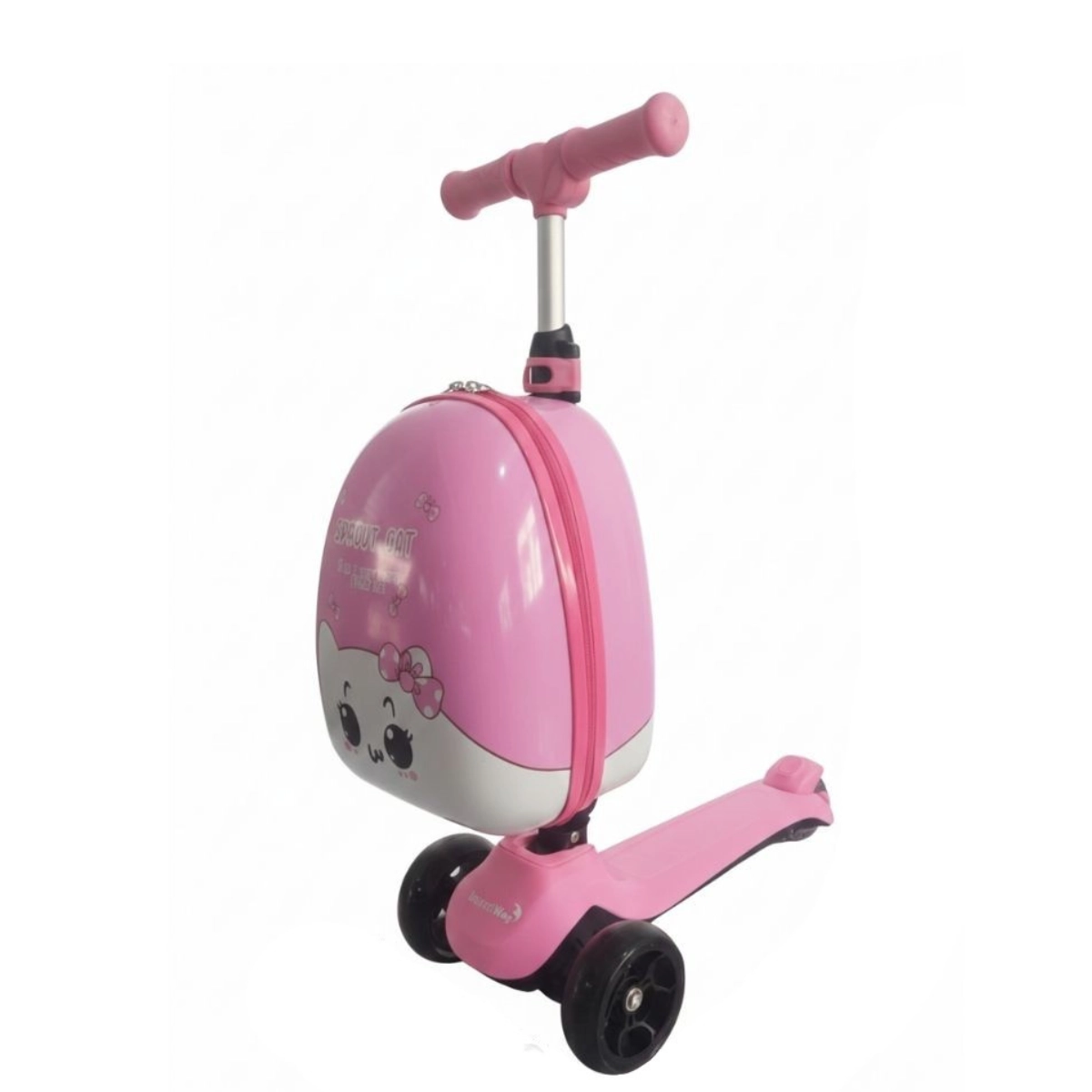 PATINETE ELÉTRICO INFANTIL IMPORTWAY COM MALA ROSA BW450RS
