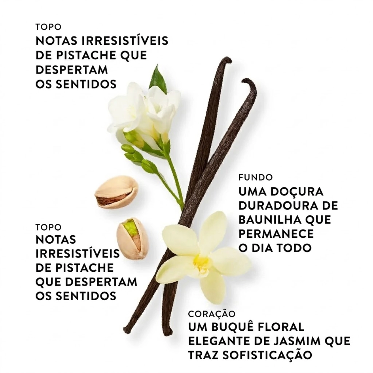 PERFUME ETLEE CARAMEL E PISTACH EAU DE PARFUM FEMININO 10ML