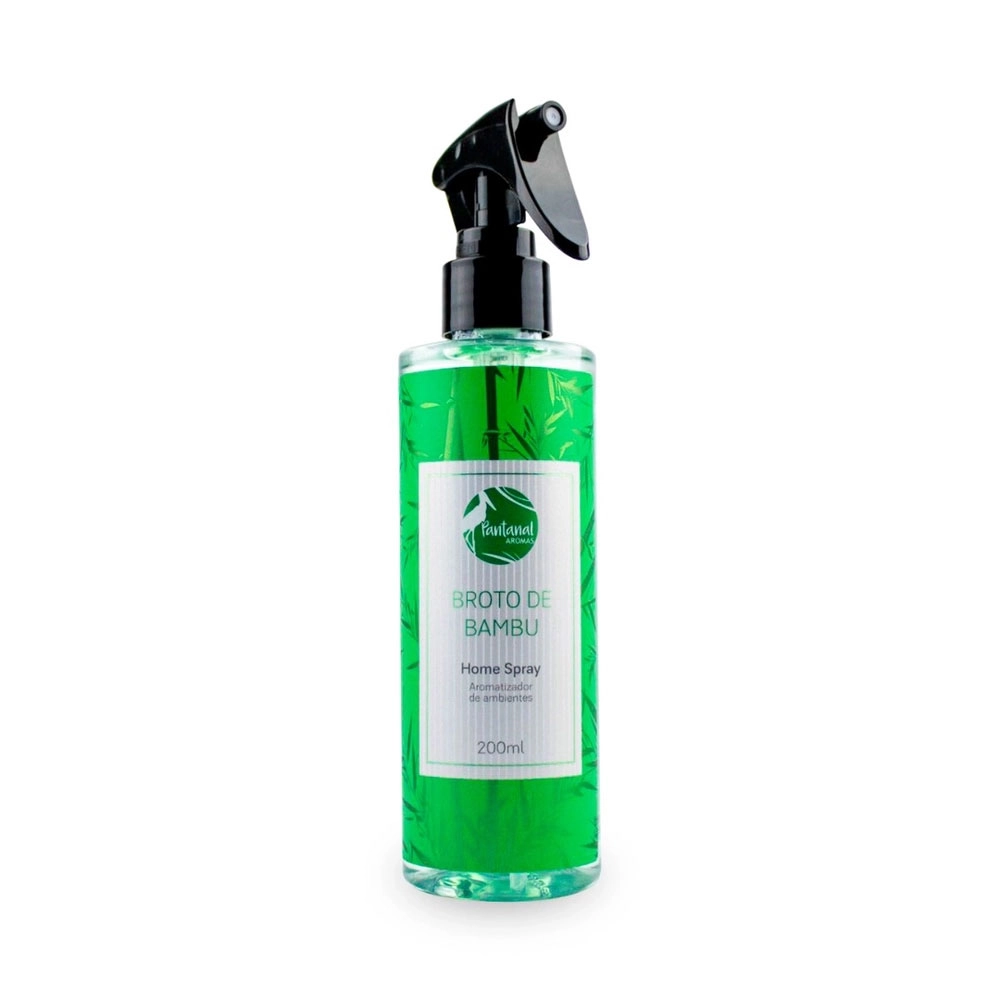 PERFUME PARA AMBIENTE PANTANOL AROMAS HOME SPRAY ESSÊNCIA DE BROTO DE BAMBOO 200ML  