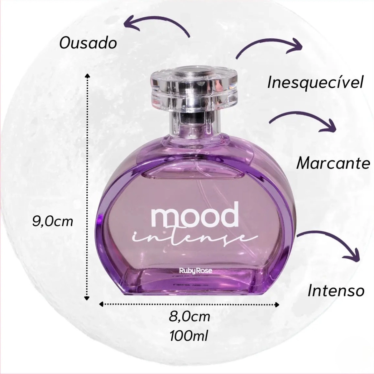 PERFUME RUBY ROSE MOOD INTENSE 100ML FLORAL FRUTAL SPRAY CHARME E FRAGRANCIA PERFUME RUBY ROSE MOOD INTENSE 100ML FLORAL FRUTAL SPRAY CHARME E FRAGRANCIA