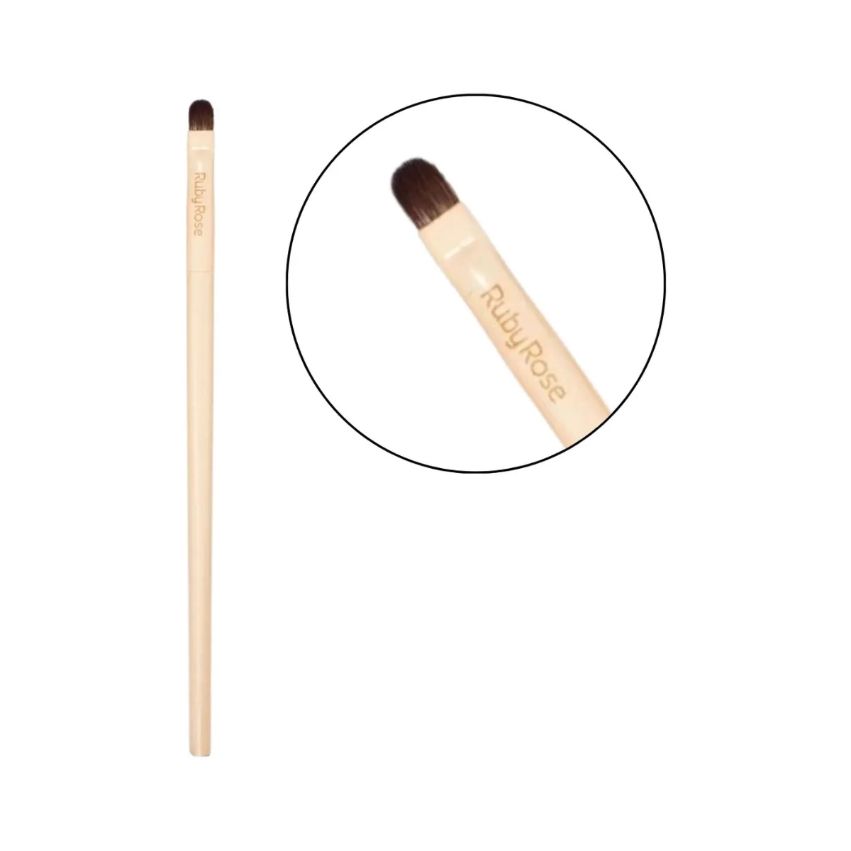 PINCEL DE MAQUIAGEM GE2 PRECISÃO E SOMBRA GLASS RUBY ROSE