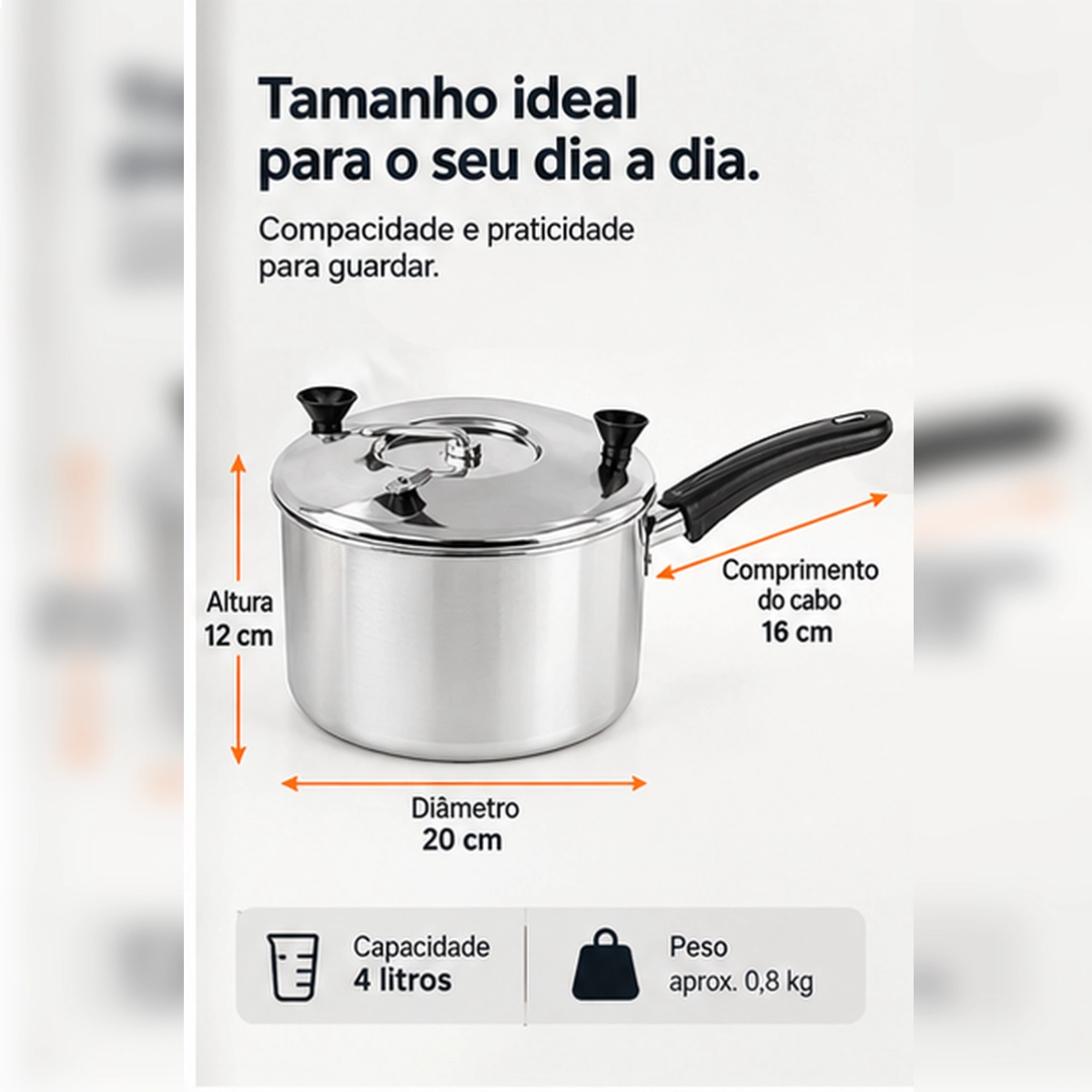 PIPOQUEIRA PANELA DE PIPOCA DE ALUMÍNIO 4 LITROS ALOESTE PIPOQUEIRA PANELA DE PIPOCA DE ALUMÍNIO 4 LITROS ALOESTE