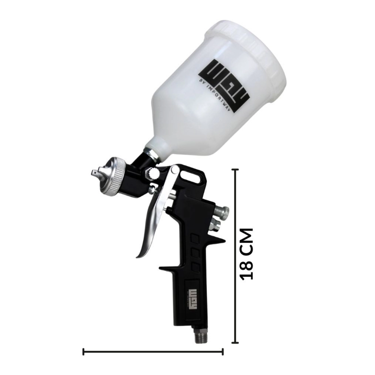 PISTOLA DE PINTURA GRAVIDADE COPO 600ML 1,5MM IMPORTWAY PISTOLA DE PINTURA GRAVIDADE COPO 600ML 1,5MM IMPORTWAY
