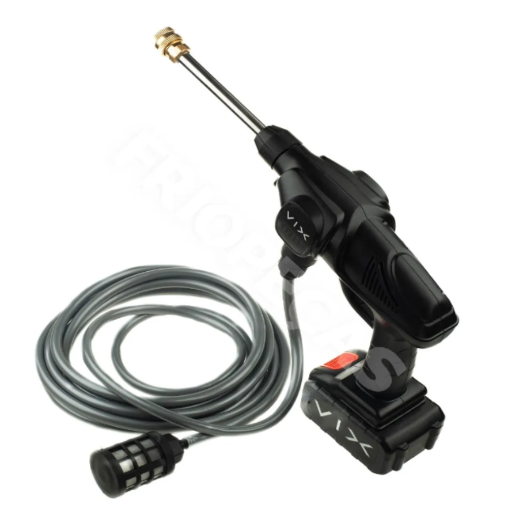 Pistola Lavadora Alta Pressão Vix Portátil com 2 Baterias - 127 V