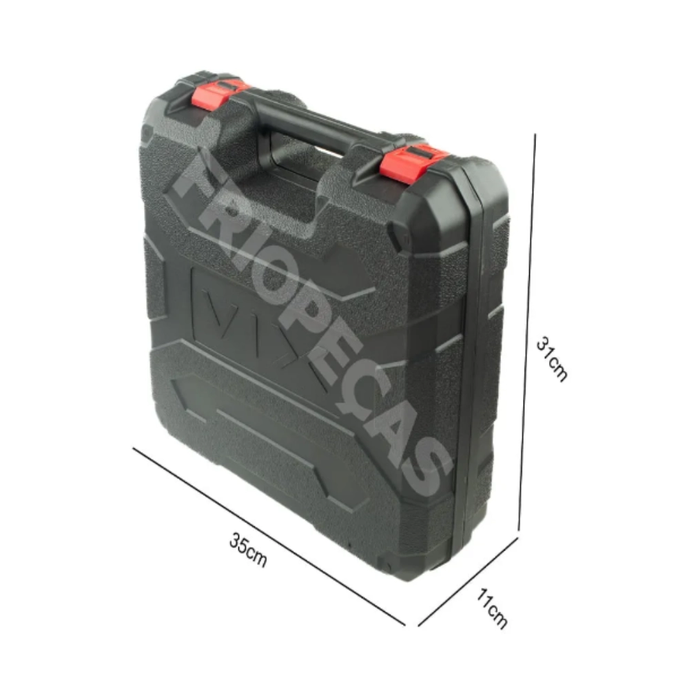 Pistola Lavadora Alta Pressão Vix Portátil com 2 Baterias - 127 V