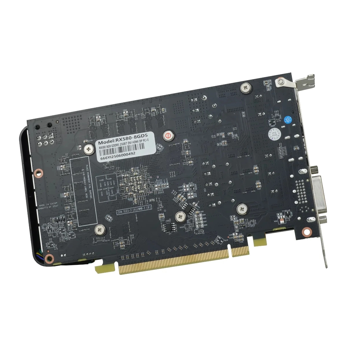 PLACA DE VÍDEO WINNFOX RX 580 8GB 2048SP GDDR5 256 BITS