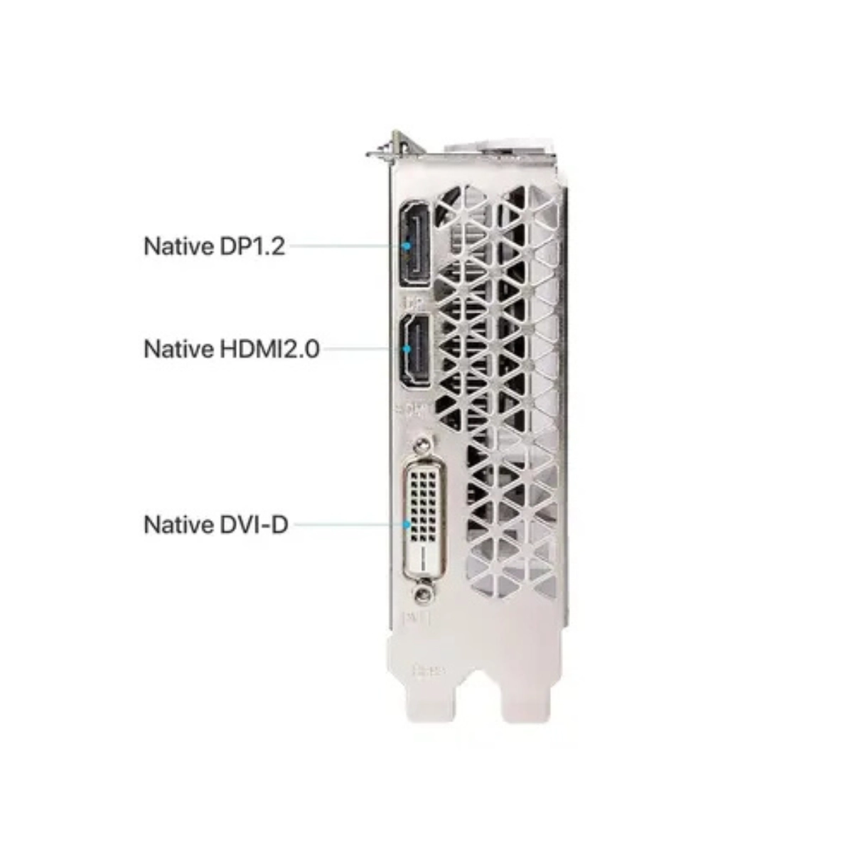 PLACA DE VIDEO GTX1050 TI GDDR5 4GB 128BITS PELADIN KAITIAN BRANCO