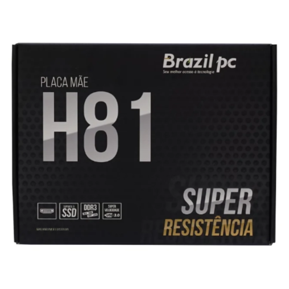 Placa-Mãe B85 H81M Socket 1150 DDR3 - BrazilPC