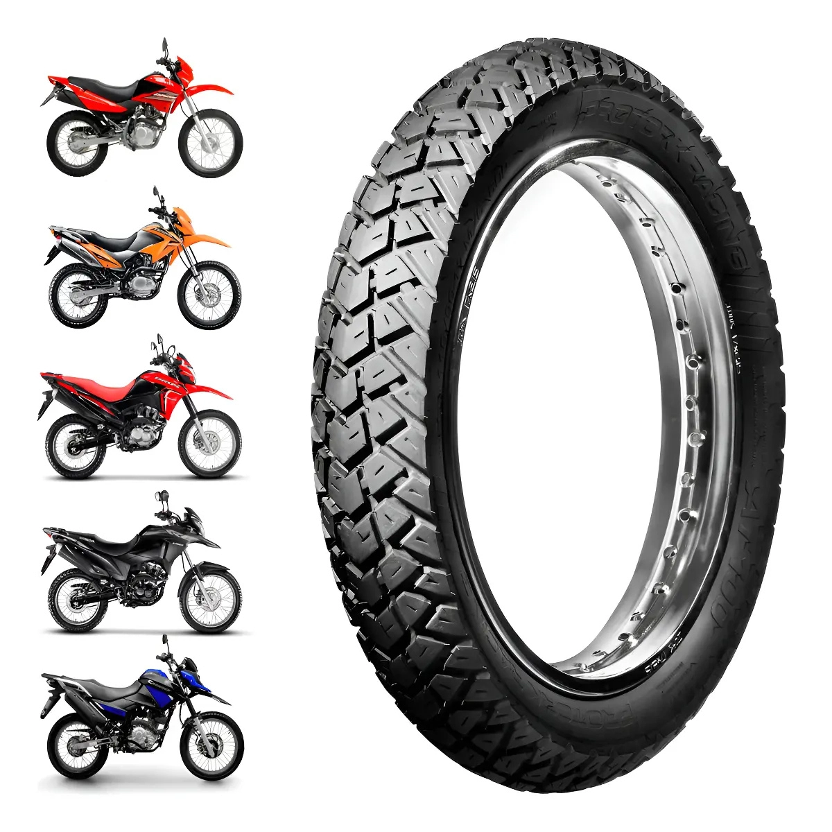 PNEU 110/90-17 TRASEIRO ORIGINAL XRE 190 BROS 150/160 PROTORK PNEU 110/90-17 TRASEIRO ORIGINAL XRE 190 BROS 150/160 PROTORK