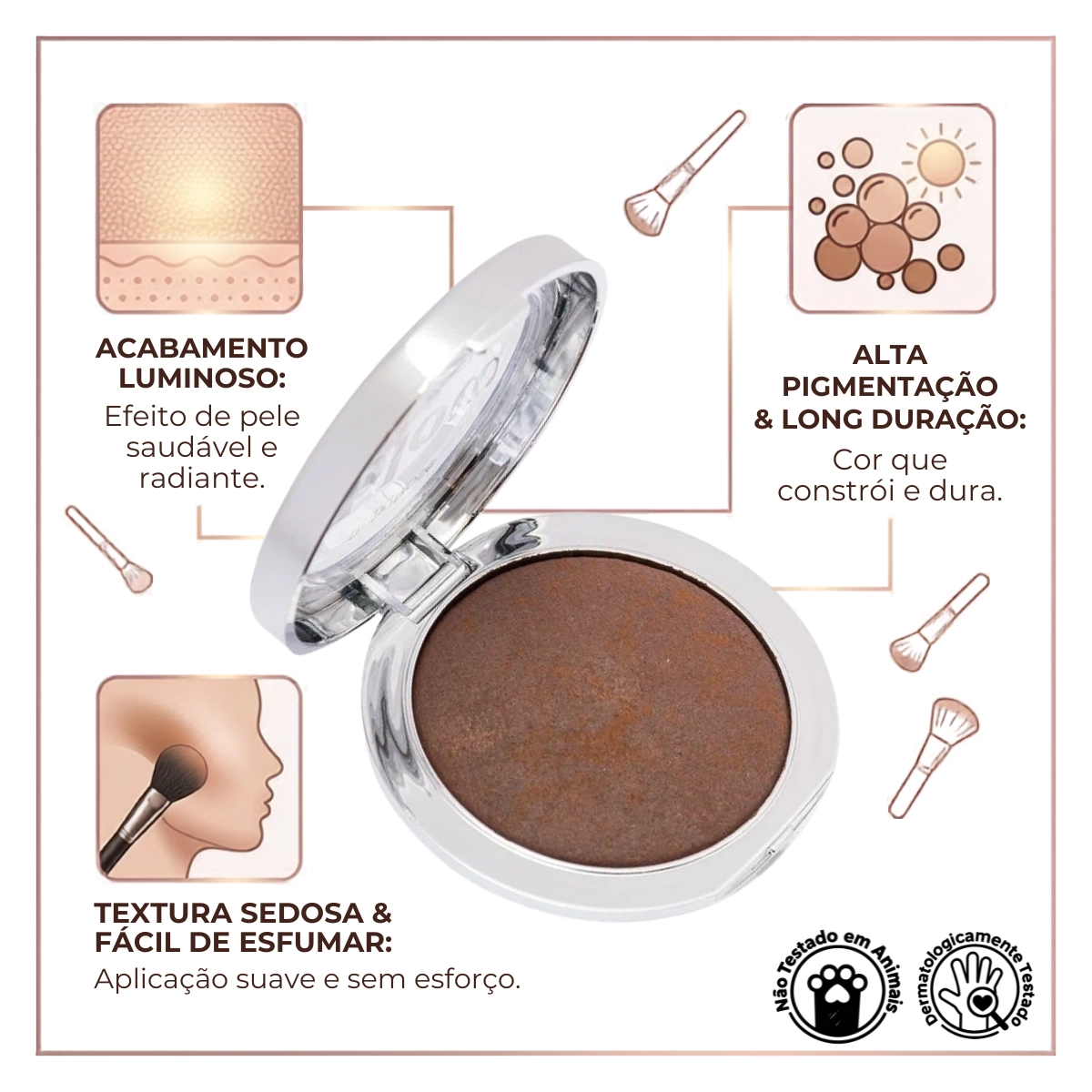 PO BRONZEADOR BRONZER FEELS LIKE SUN EPICENTER RUBY ROSE