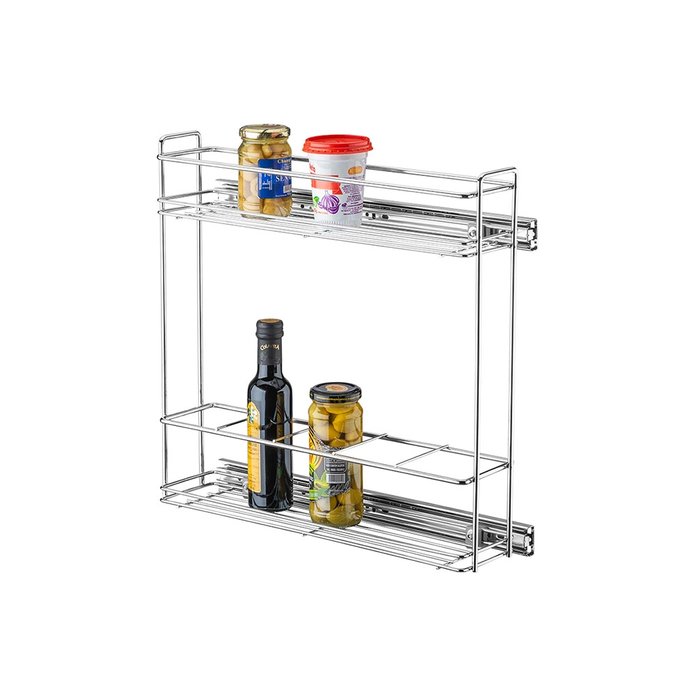 PORTA ALIMENTOS DESLIZANTE CROMADO SCHMITT P/ COZINHA PORTA ALIMENTOS DESLIZANTE CROMADO SCHMITT P/ COZINHA