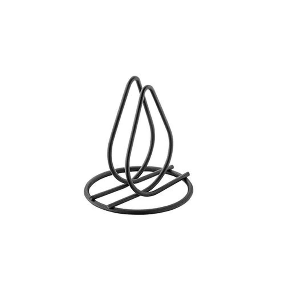 Porta Guardanapos Manu Schmitt Cor Preto Fosco