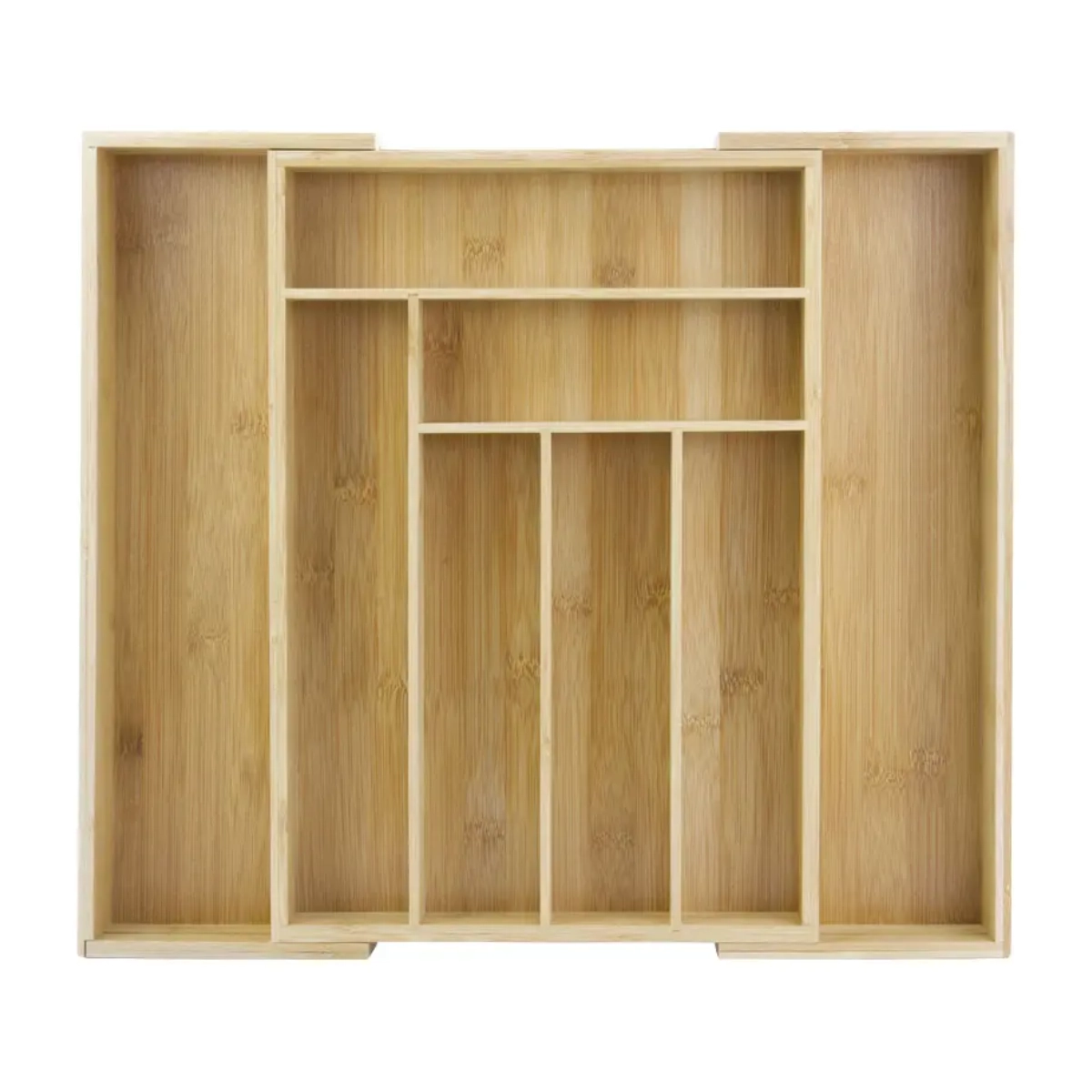 PORTA TALHER EXTENSÍVEL ORGANIZADOR BAMBU 7 DIVISÓRIAS MIMO STYLE PORTA TALHER EXTENSÍVEL ORGANIZADOR BAMBU 7 DIVISÓRIAS MIMO STYLE